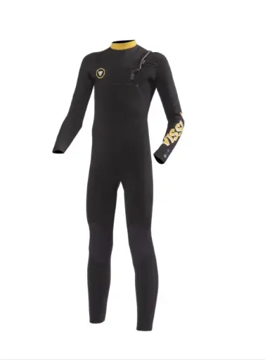 WETSUIT VISSLA 7 SEAS BOYS 4-3 FULL CHEST ZIP -BWG